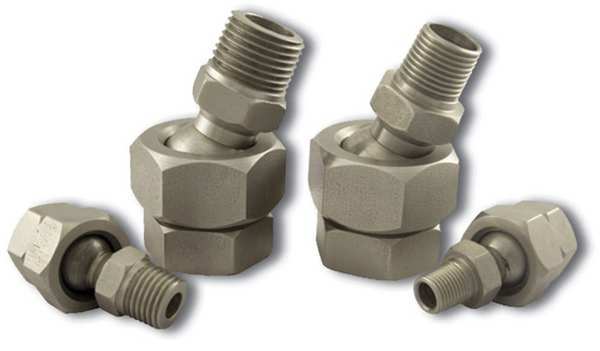 Swivel, 1/8 in. (M)NPT, 1/8 in. (F)NPT