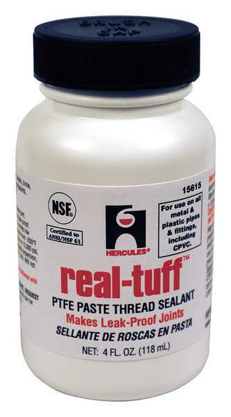 Real Tuff[TM] PTFE Thread Sealant, White