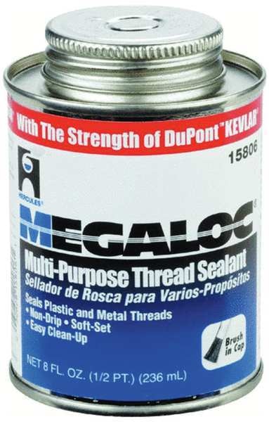 Thread Sealant, 8 fl. oz., White