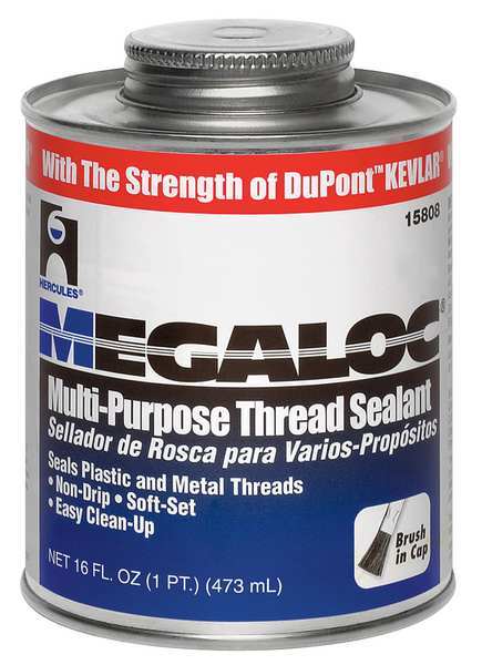 Thread Sealant, 16 fl. oz., White