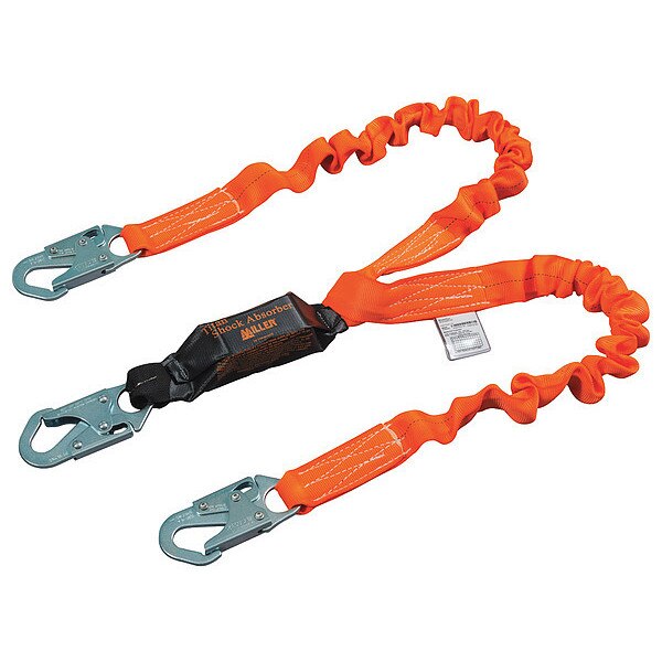 Web Lanyard, 6 ft., 310 lb. Weight Capacity, Orange