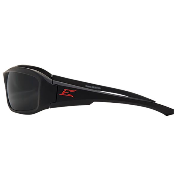Polarized Safety Glasses, Wraparound Smoke Polycarbonate Lens, Scratch-Resistant