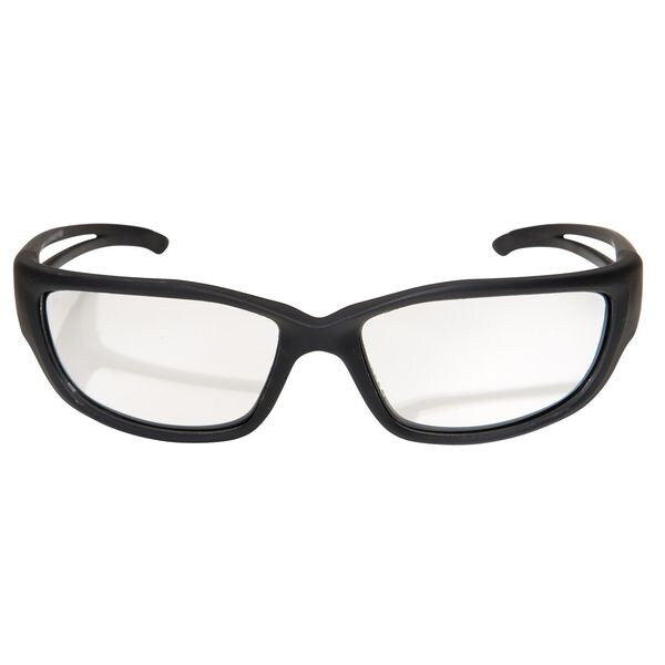 Safety Glasses, Wraparound Clear Polycarbonate Lens, Anti-Fog, Scratch-Resistant