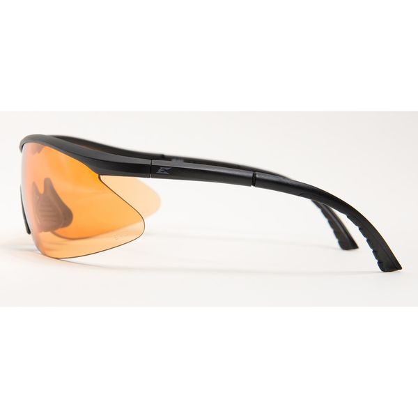 Safety Glasses, Wraparound Tiger's Eye Polycarbonate Lens, Anti-Fog, Scratch-Resistant