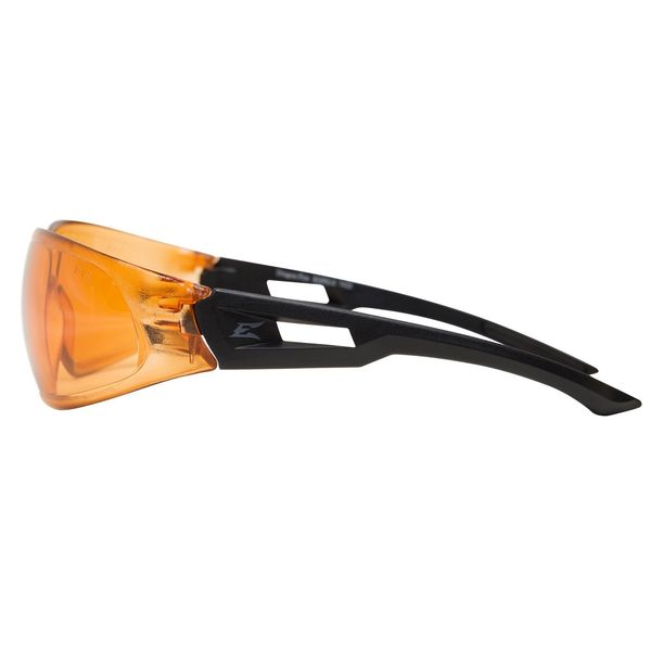 Safety Glasses, Wraparound Tiger's Eye Polycarbonate Lens, Anti-Fog, Scratch-Resistant