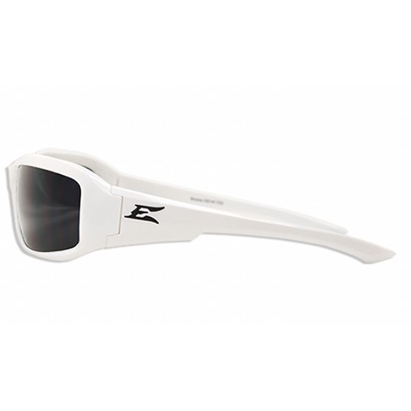 Safety Glasses, Wraparound Smoke Polycarbonate Lens, Scratch-Resistant