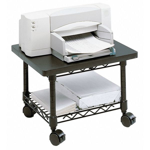 Underdesk Printer/Fax Stand, Black