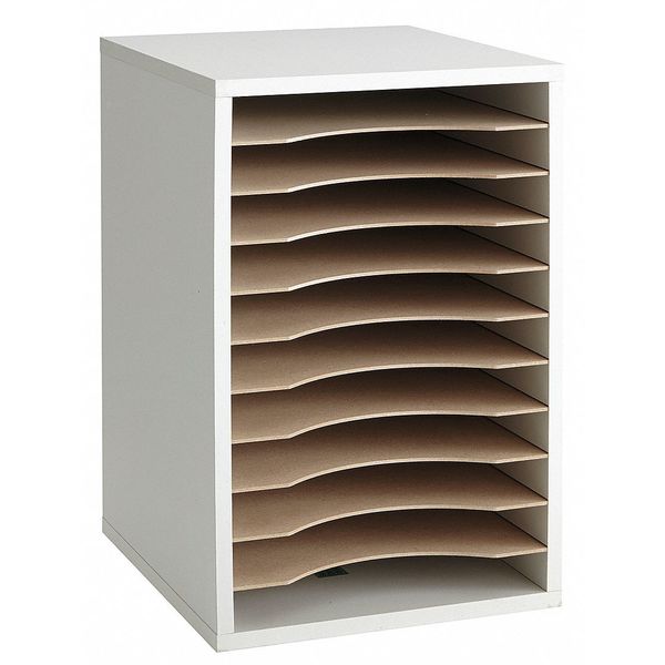 Vertical Desktop Sorter, Gray