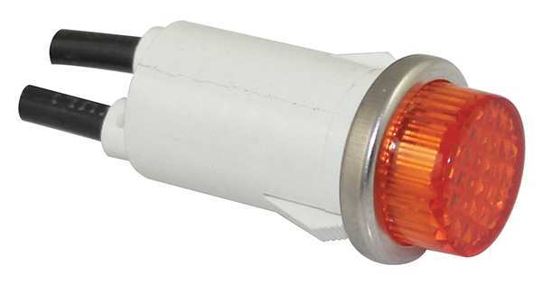Raised Indicator Light, Amber, 24V