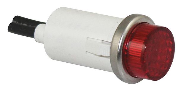 Raised Indicator Light, Red, 12V