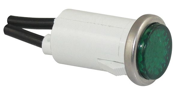 Flush Indicator Light, Green, 120V