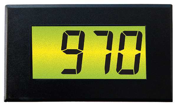 Digital Panel Meter, LCD, 7 to 14VDC