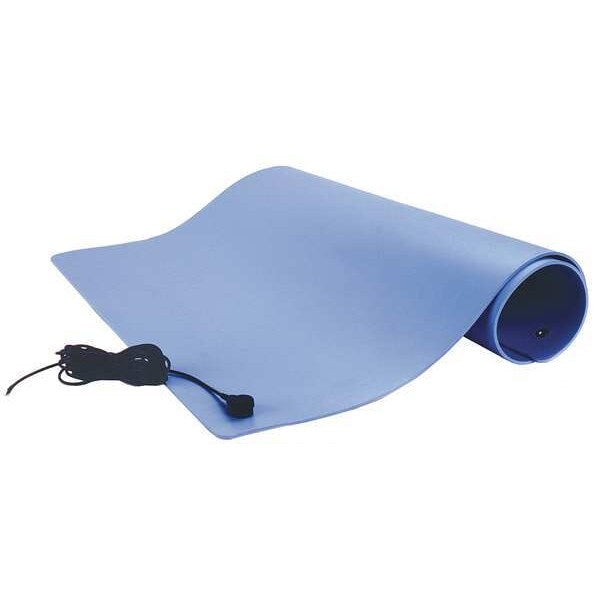 Dissipative Table Mat, Blue, 2.5 x 50 ft.