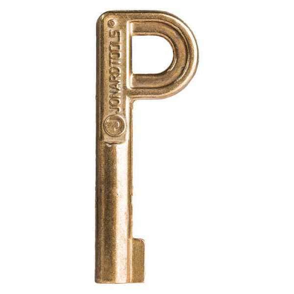 P Key, For Self Lock Pedestal Lock, Brass