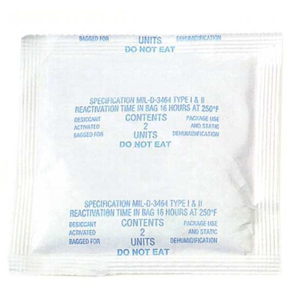 Desiccant, 2 Unit Plastic Pouch