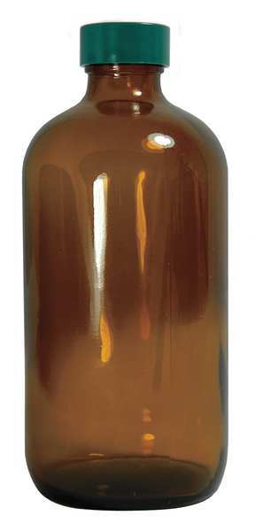Boston Round Bottle, 4 Oz., Narrow, PK24