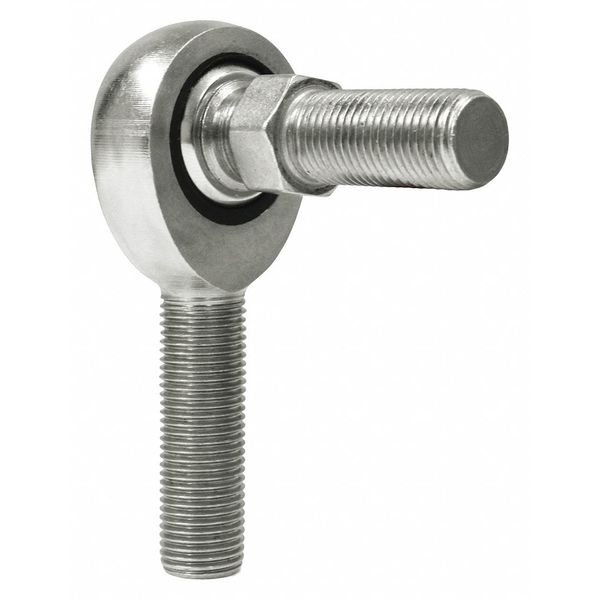 Male Stud Rod End, Nylon/PTFE, LH, 1/4-28