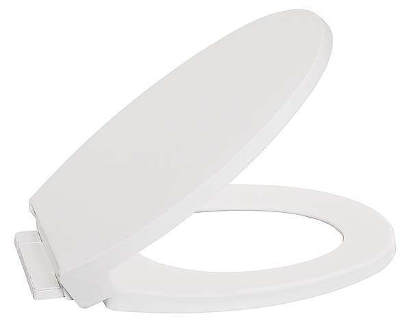 Toilet Seat, With Cover, Slow Close Toilet Seat, Round, White