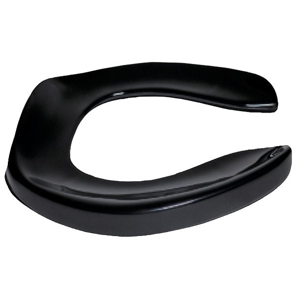 Toilet Seat, Without Cover, Plastic, Round, Black