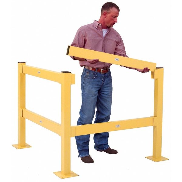 Guard Rail, 8 ft. L, 4 In. H