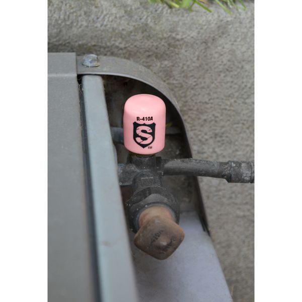 Refrigerant Cap Locks, 1/4 in, R-410A, PK50