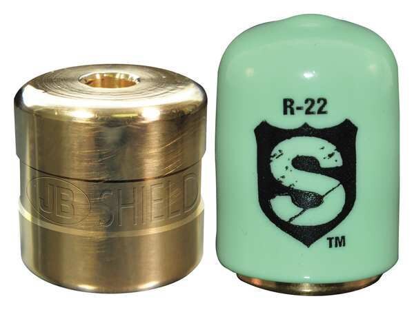 Refrigerant Cap Locks, 1/4 in., R-22, PK12