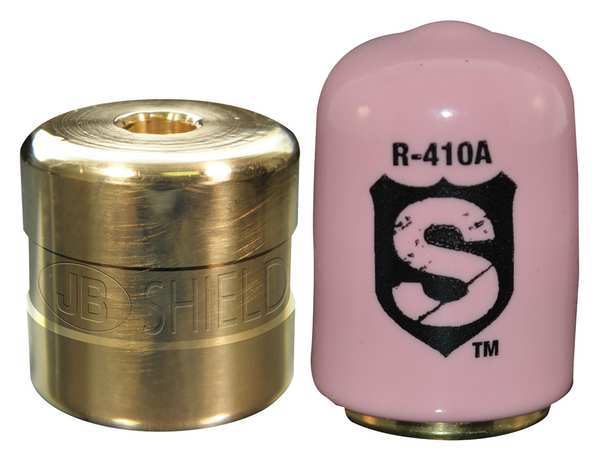 Refrigerant Cap Locks, 1/4 in, R-410A, PK12