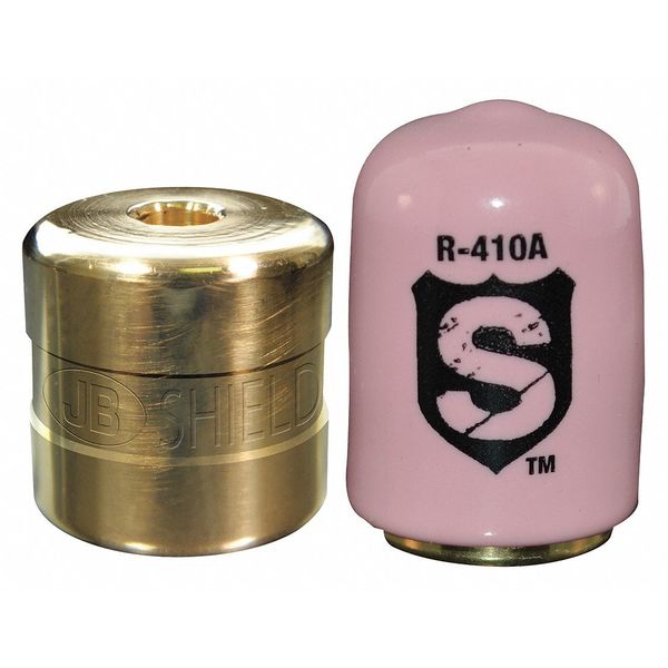 Refrigerant Cap Locks, 1/4 in, R-410A, PK50