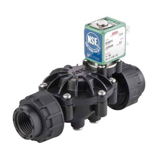 110V AC @ 50HZ, 120V AC @ 60HZ Polymide, Polyphenylene Ether Solenoid Valve, Normally Closed