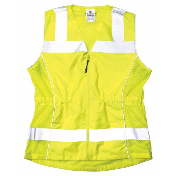 Small Women's High Visibility Vest, Lime