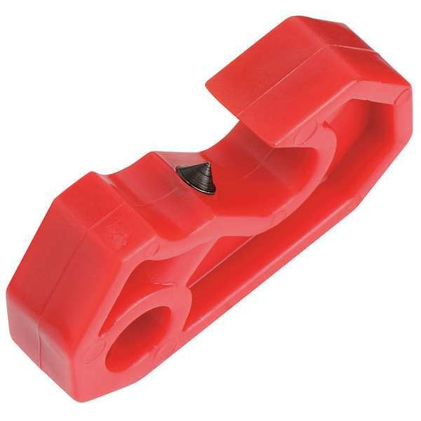 ISO-DIN Univ Lockout Device, Plastic, Red