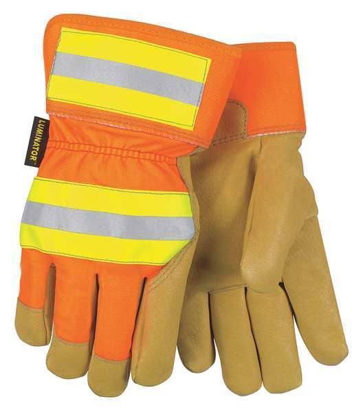 Hi-Vis Cold Protection Gloves, Thermosock Lining, XL