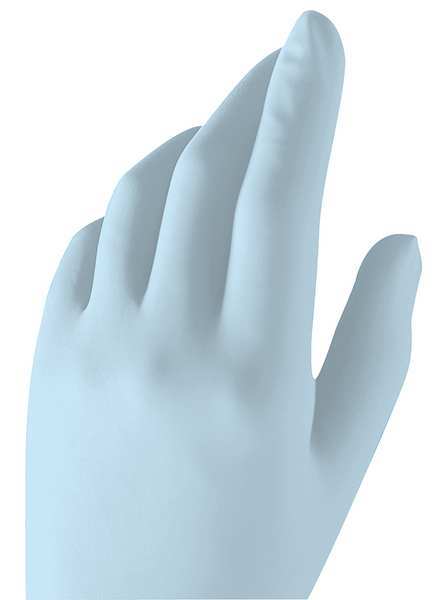 Disposable Gloves, Nitrile, Powder Free, Blue, S, 200 PK