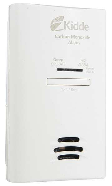 Carbon Monoxide Alarm, Electrochemical Sensor, 85 dB @ 10 ft Audible Alert