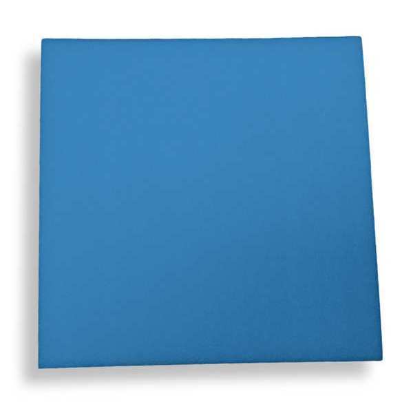 Foam Sheet, Crosslink, 48 in W, 96 in L, 1/2 in Thick, Blue