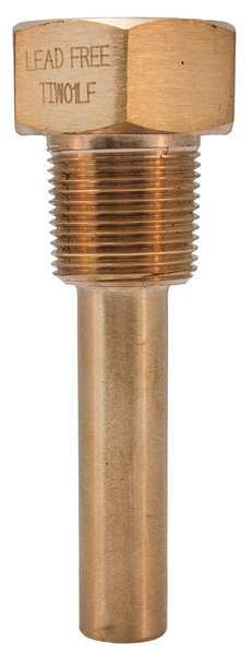 Thermowell, Stepped, 2.5 In Insrt Depth