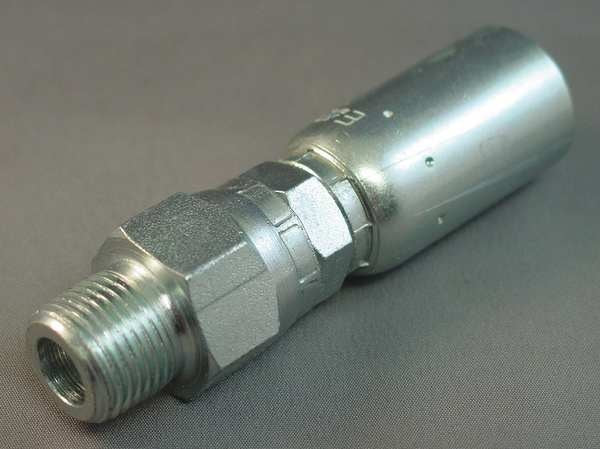 Crimp Fitting, Straight, 1/2