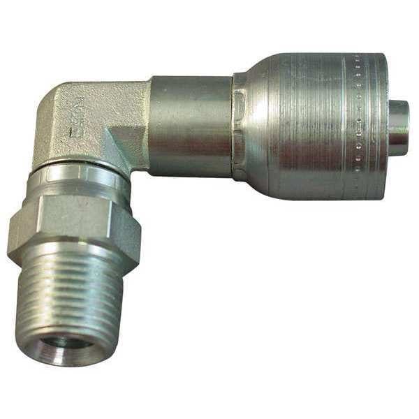 Crimp Fitting, 90 Degrees Elbow, 3/4