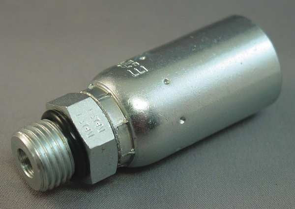 Crimp Fitting, Straight, 1/2