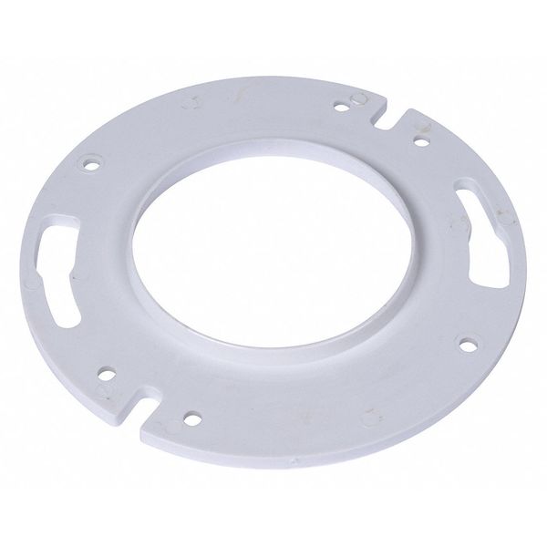 Closet Flange, Toilet, PVC Plastic, White