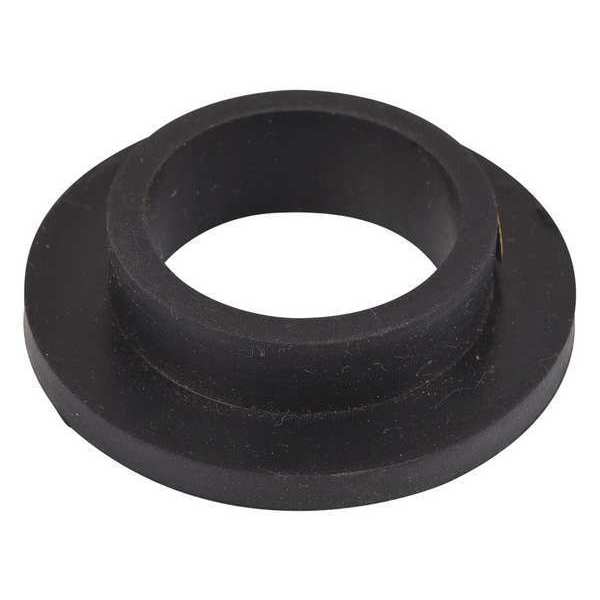 Flange Spud Washer, Toilet, Rubber, Black
