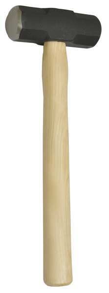 4 lb Sledge Hammer, 10 5/8 in L Hickory Handle, Steel Head