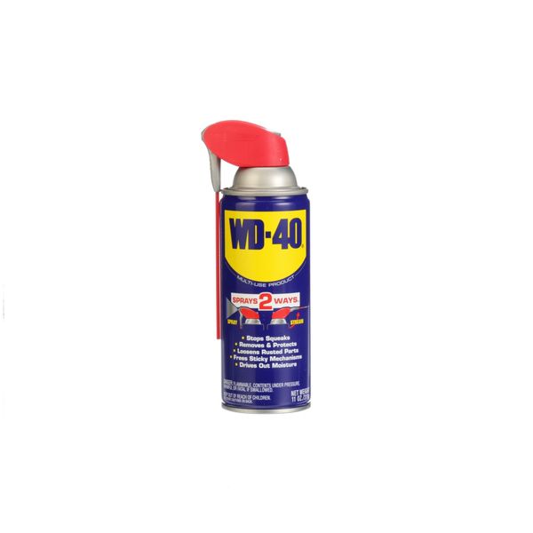Multi-Use Lubricant with Smart Straw 2-Way Sprayer, -60 to 300 Degree F, 11 oz Aerosol Can, Amber