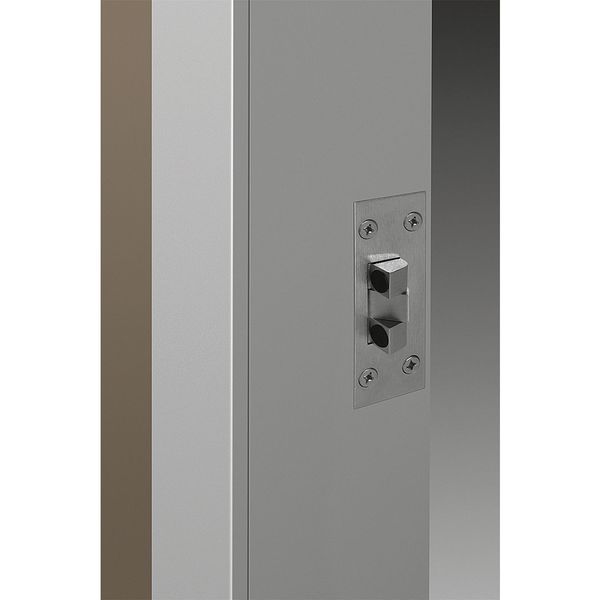 Door Stop, Wall Mount, Satin Chrome