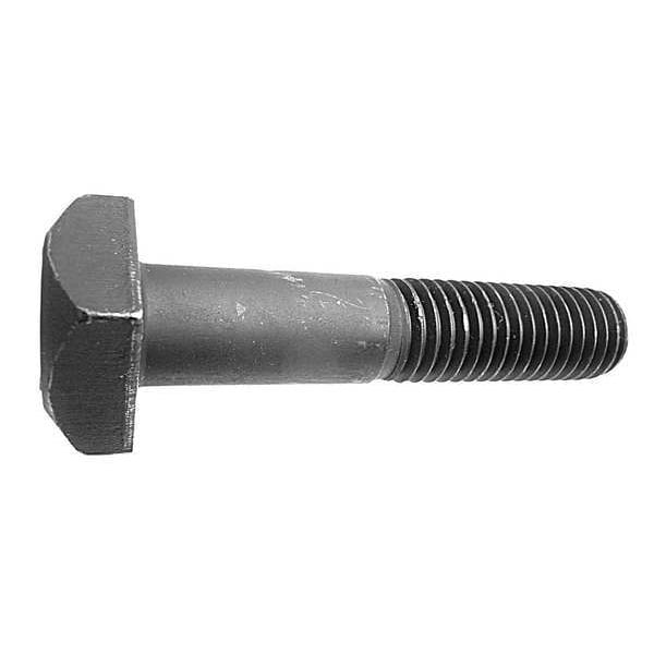 Square Head Bolt, Steel, Grade 5, Plain, 1