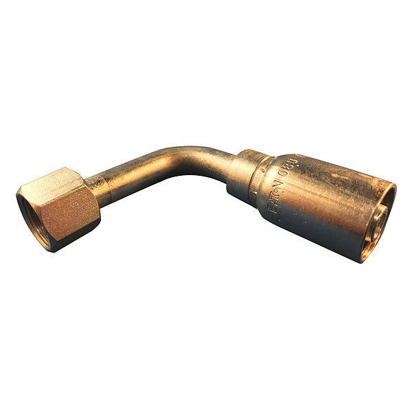Crimp Fitting, 90 Degrees Long Elbow, 1/2