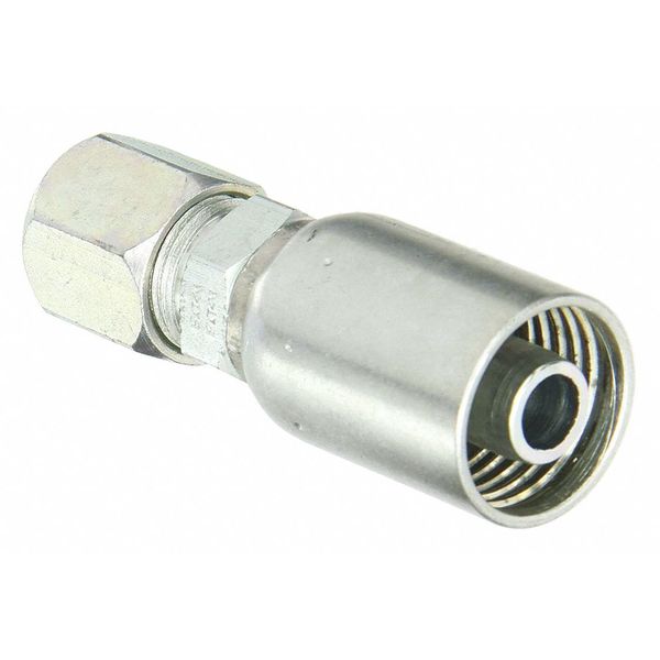 Crimp Fitting, Straight, 1/2