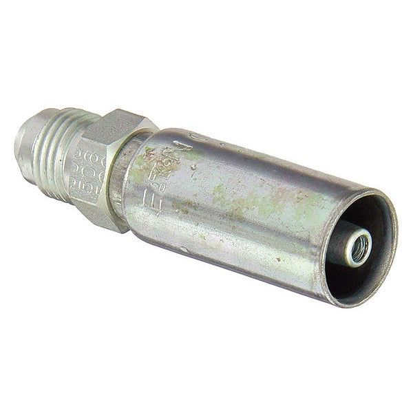 Crimp Fitting, Straight, 1/4