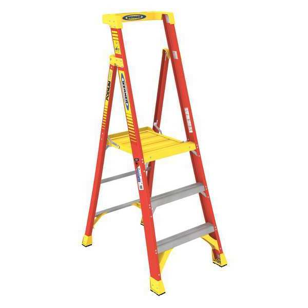 6 ft Fiberglass Podium Stepladder