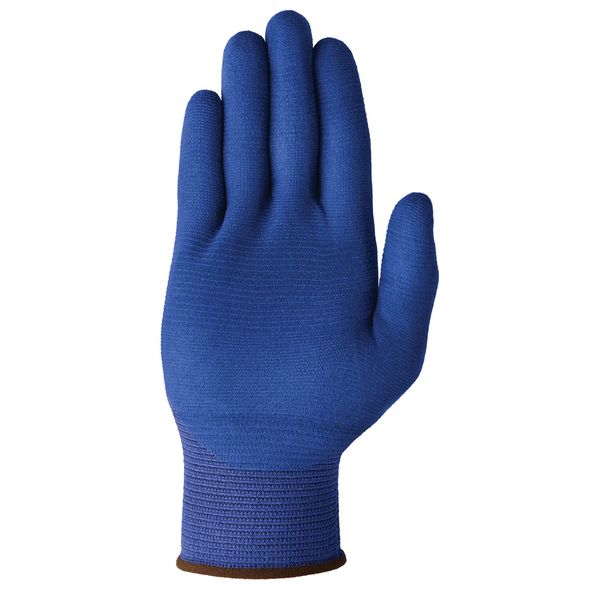 Foam Nitrile Coated Gloves, Palm Coverage, Blue, 7, PR